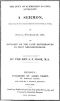 [Gutenberg 42331] • The Duty of Submission to Civil Authority, / A Sermon Preached in the Parish Church of Bradfield, Berkes, on Sunday, November 28, 1830, on Occasion of the Late Disturbances